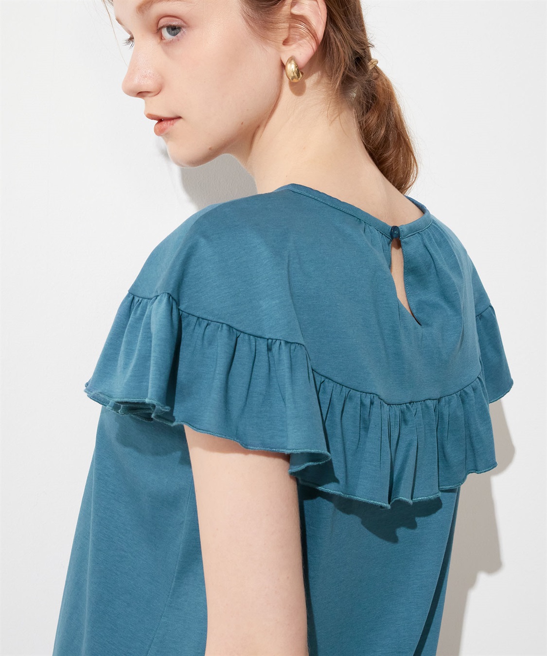 LE SOUK HOLIDAY フリルネックプルオーバー_sub_10