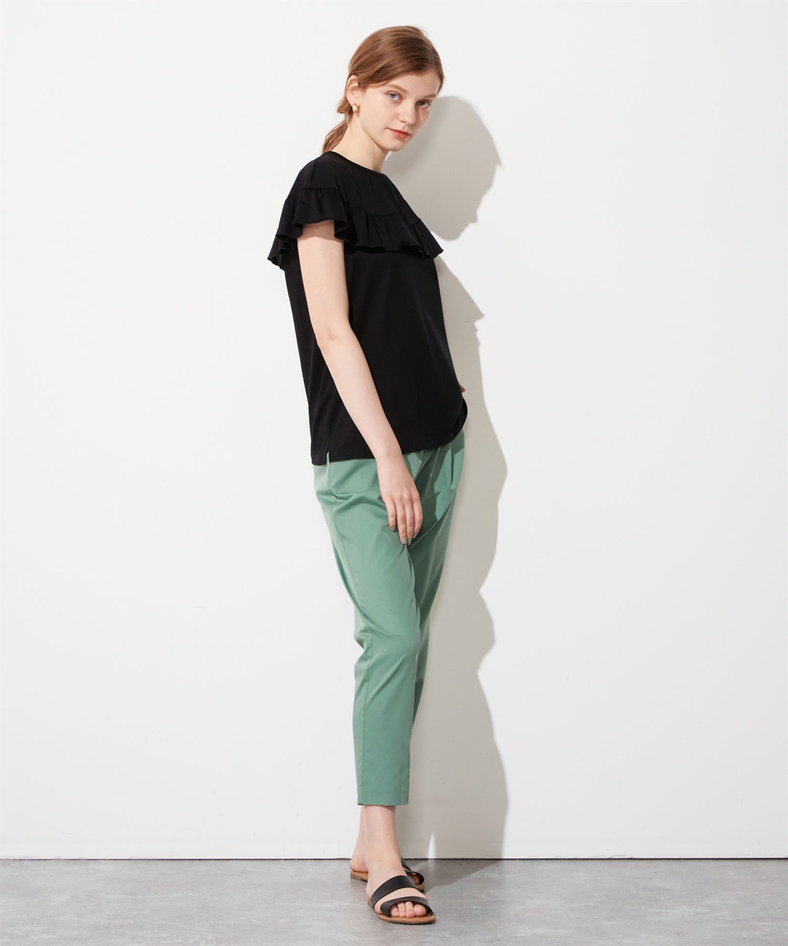 LE SOUK HOLIDAY フリルネックプルオーバー_sub_15