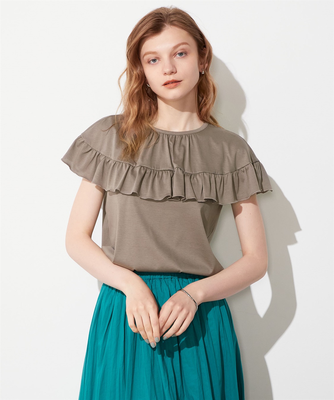 LE SOUK HOLIDAY フリルネックプルオーバー_sub_17