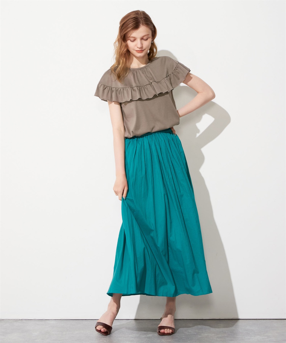 LE SOUK HOLIDAY フリルネックプルオーバー_sub_20