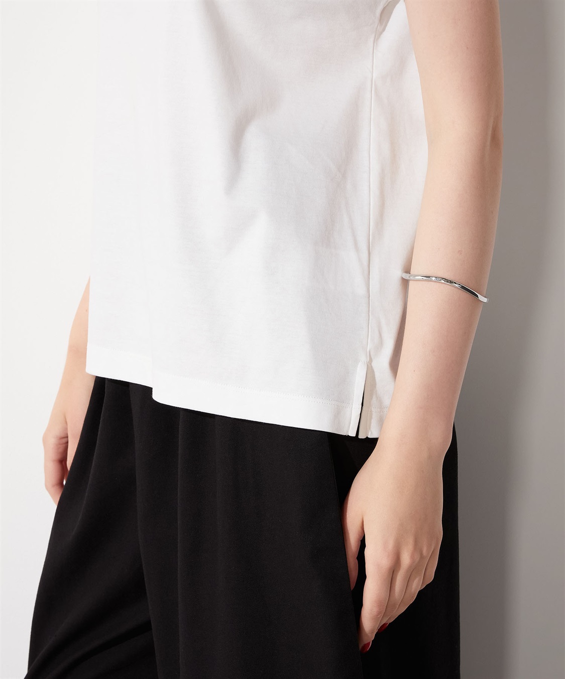 LE SOUK HOLIDAY 袖レースモックネックTシャツ_sub_11