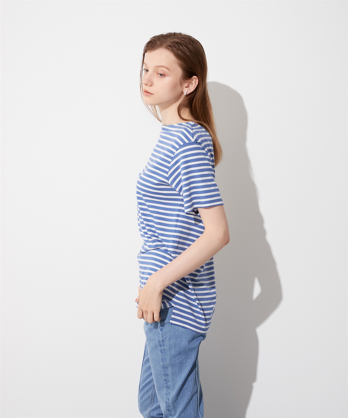 LE SOUK HOLIDAY ボートネックボーダーTシャツ_sub_9