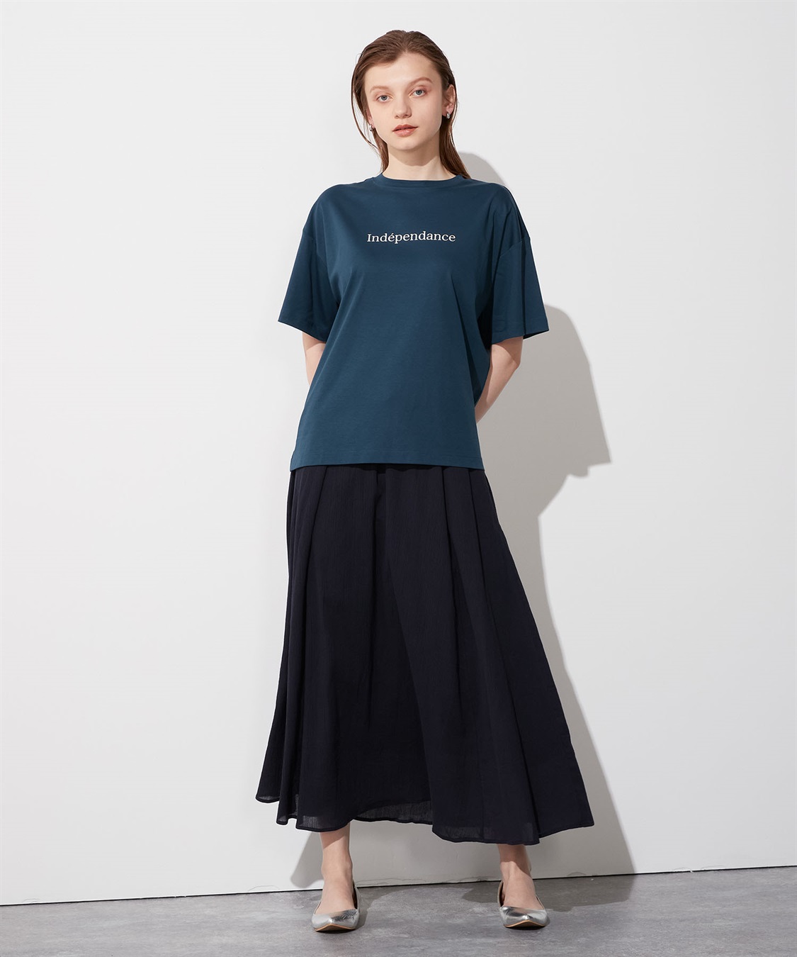 LE SOUK HOLIDAY ロゴプリントTシャツ_sub_5