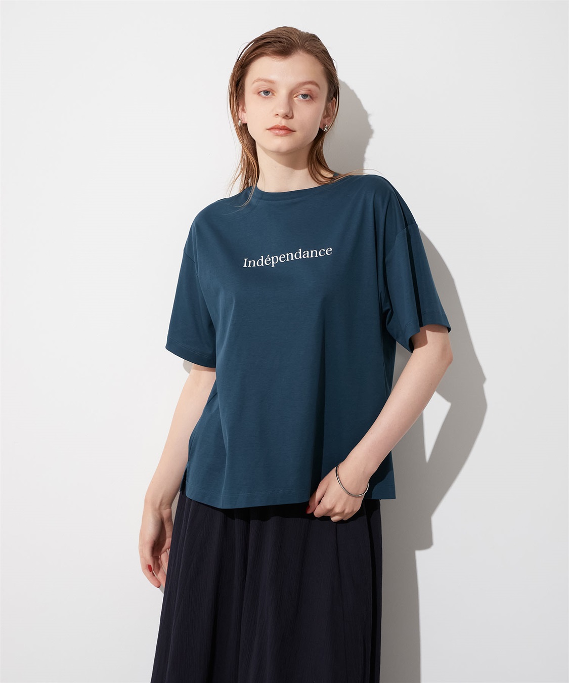 LE SOUK HOLIDAY ロゴプリントTシャツ_sub_6