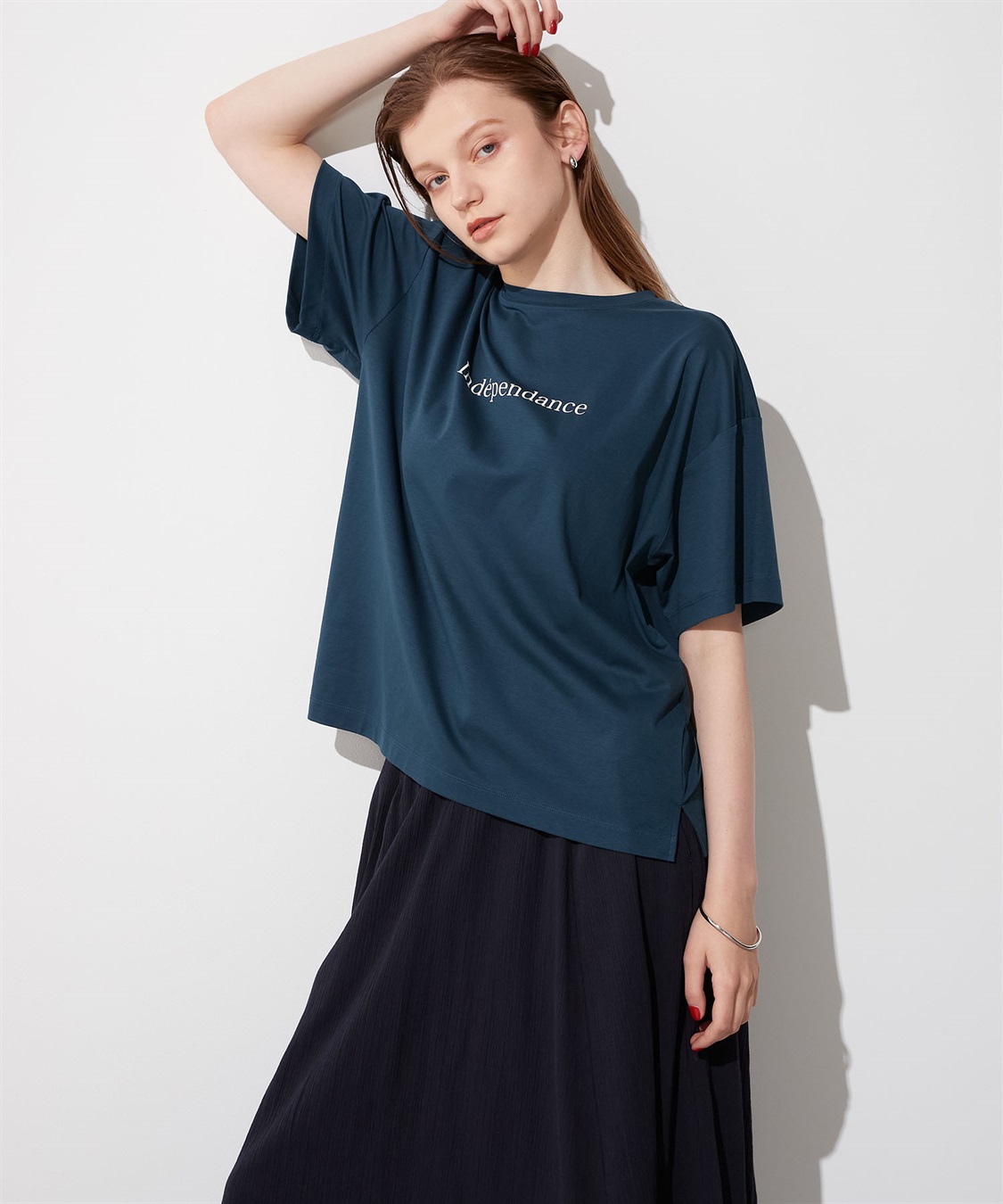 LE SOUK HOLIDAY ロゴプリントTシャツ_sub_7