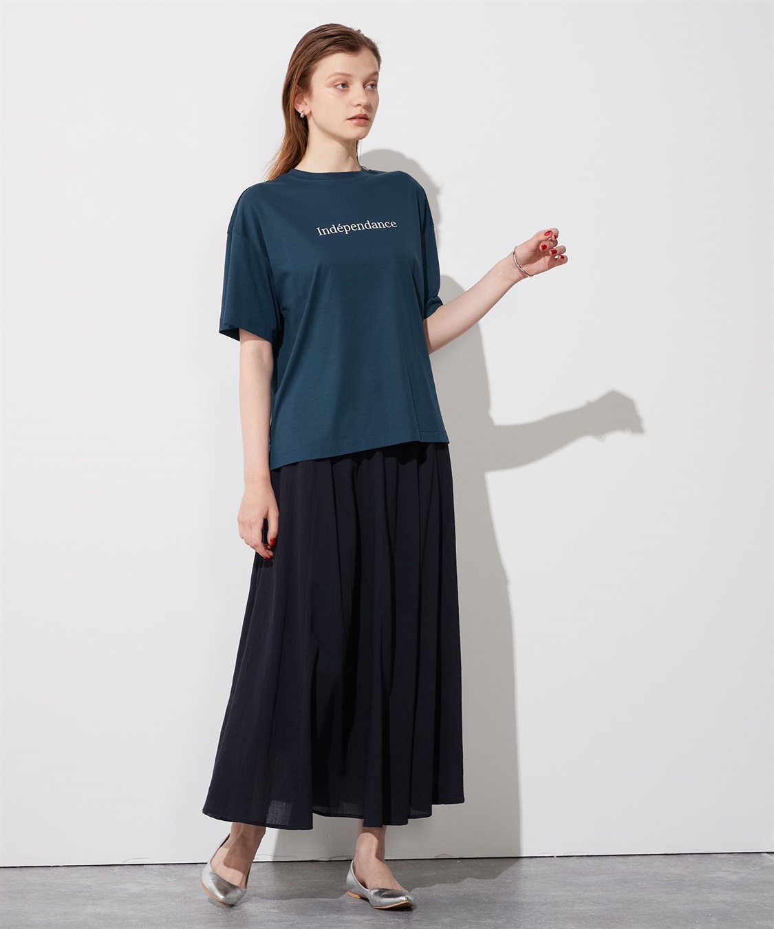 LE SOUK HOLIDAY ロゴプリントTシャツ_sub_9