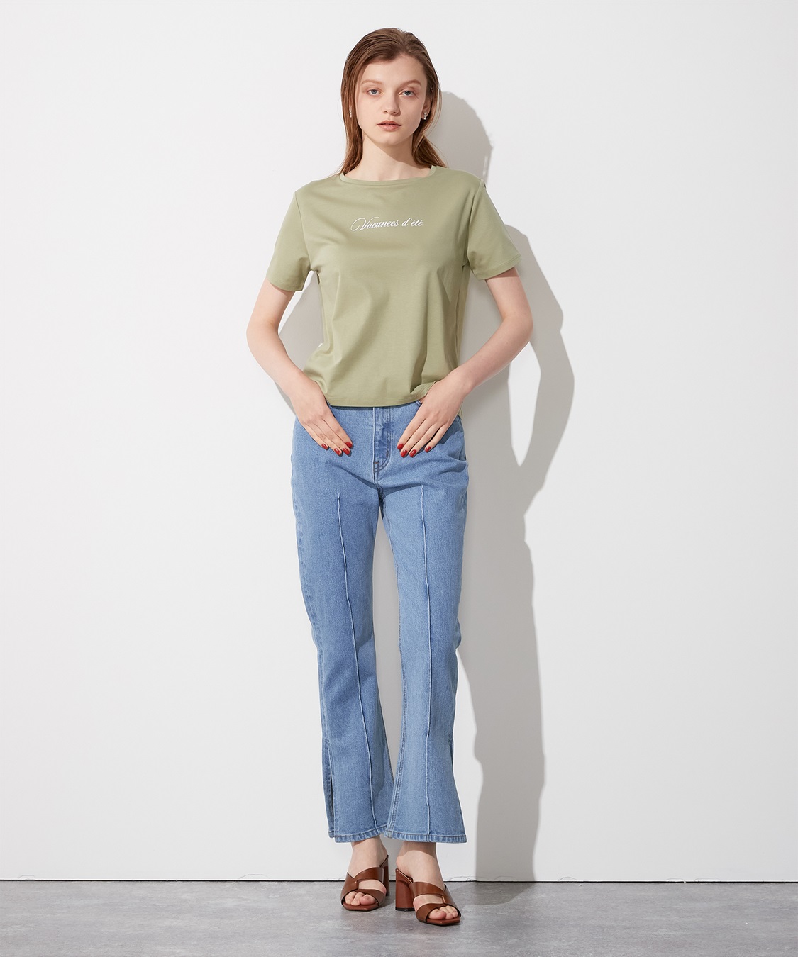 LE SOUK HOLIDAY ロゴプリントTシャツ_sub_14