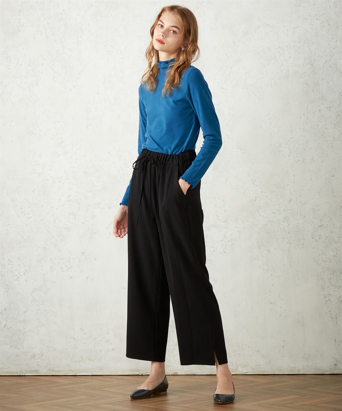 LE SOUK HOLIDAY 起毛フライスハイネックプルオーバー_sub_6