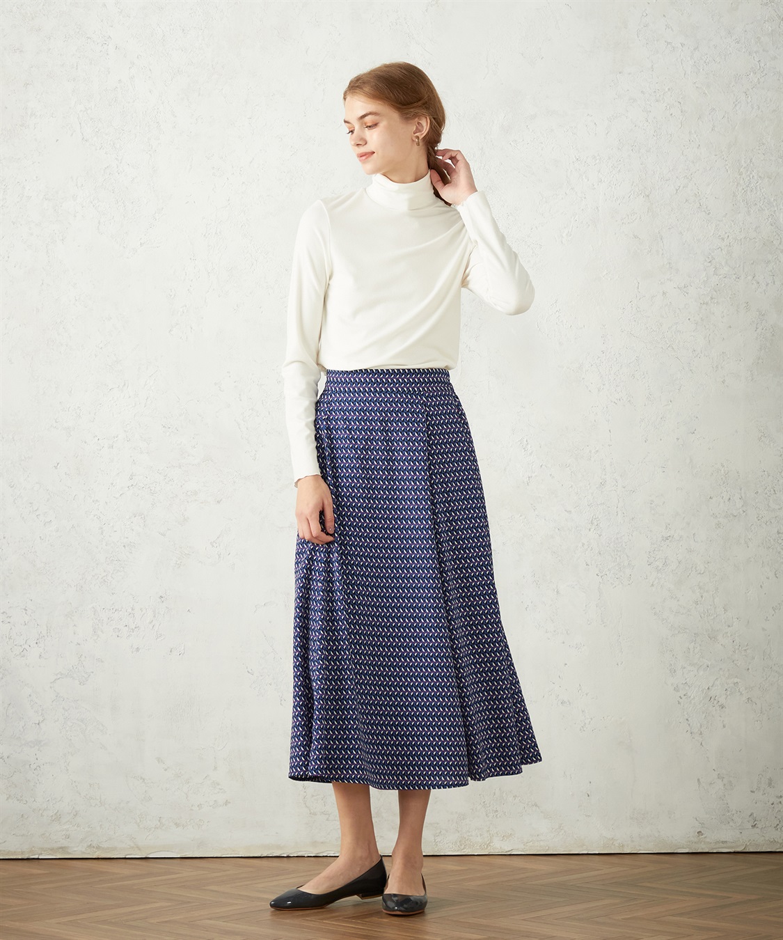 LE SOUK HOLIDAY 起毛フライスハイネックプルオーバー_sub_17