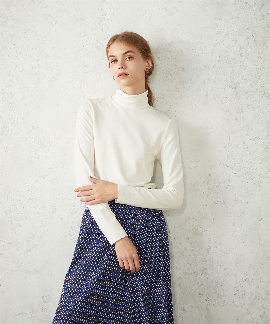 LE SOUK HOLIDAY 起毛フライスハイネックプルオーバー_sub_18