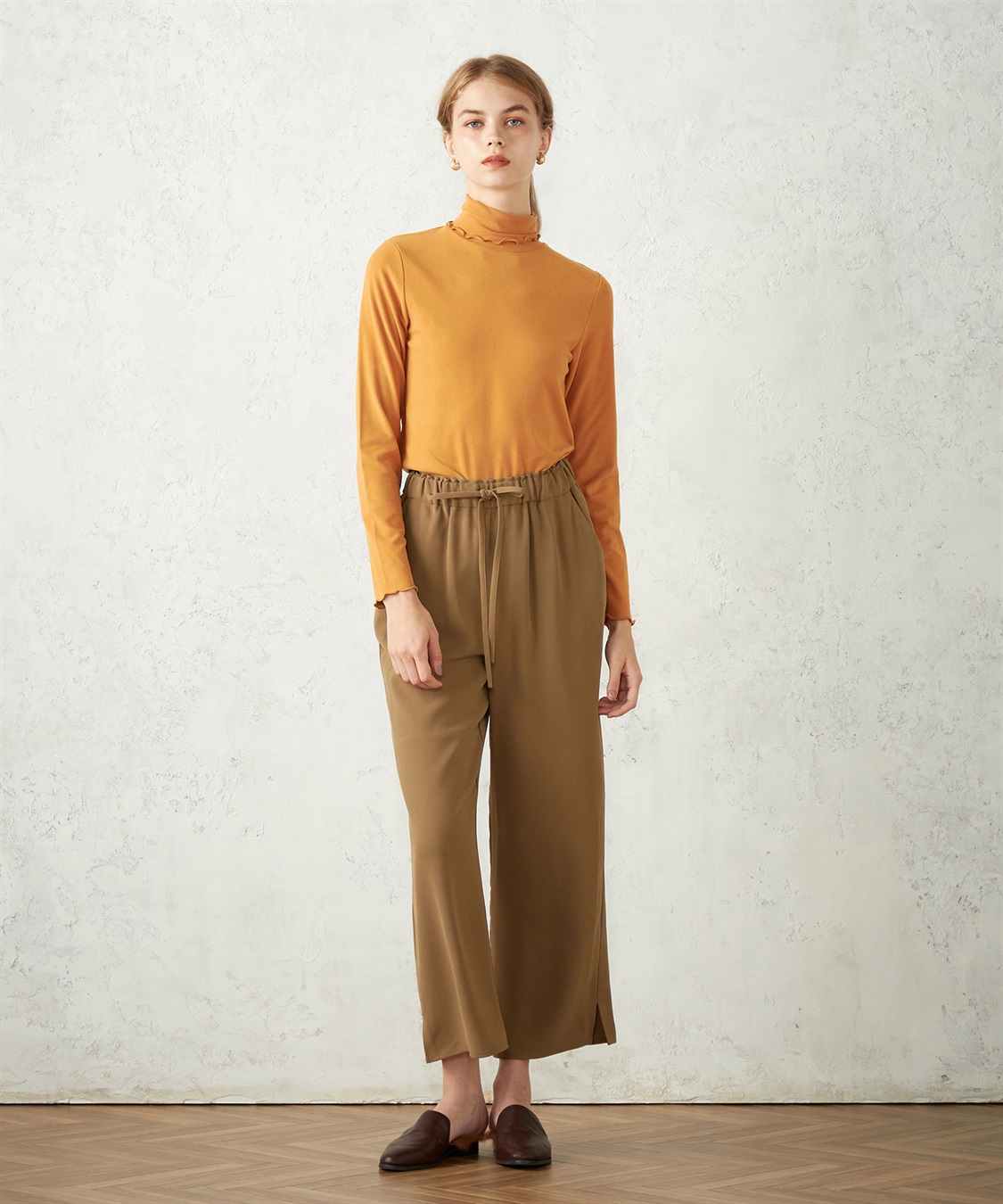 LE SOUK HOLIDAY 起毛フライスハイネックプルオーバー_sub_19