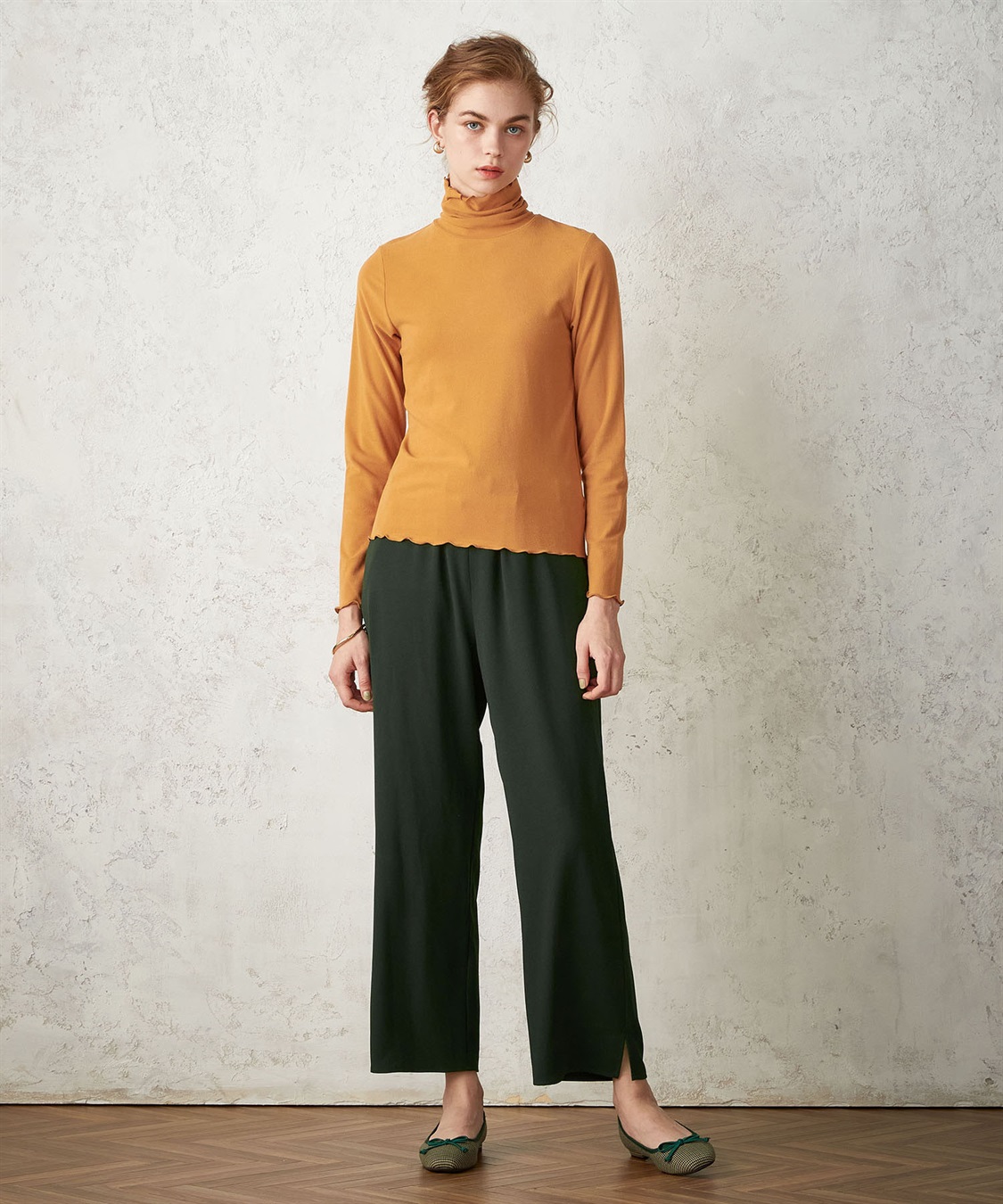 LE SOUK HOLIDAY 起毛フライスハイネックプルオーバー_sub_21