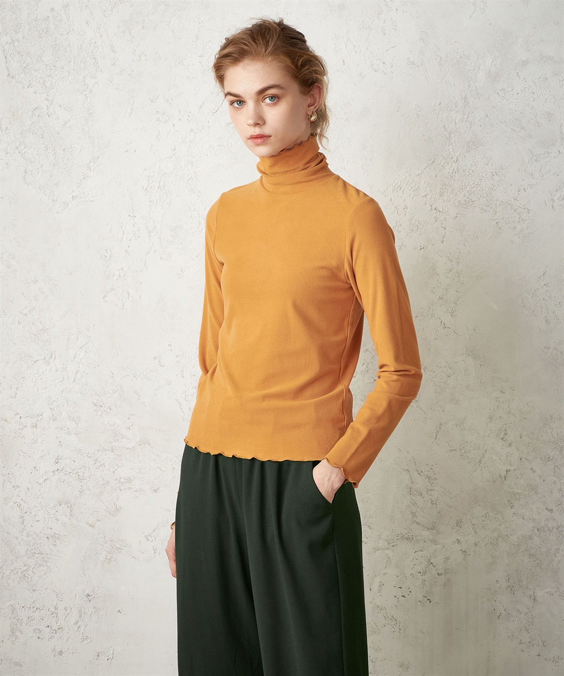 LE SOUK HOLIDAY 起毛フライスハイネックプルオーバー_sub_23