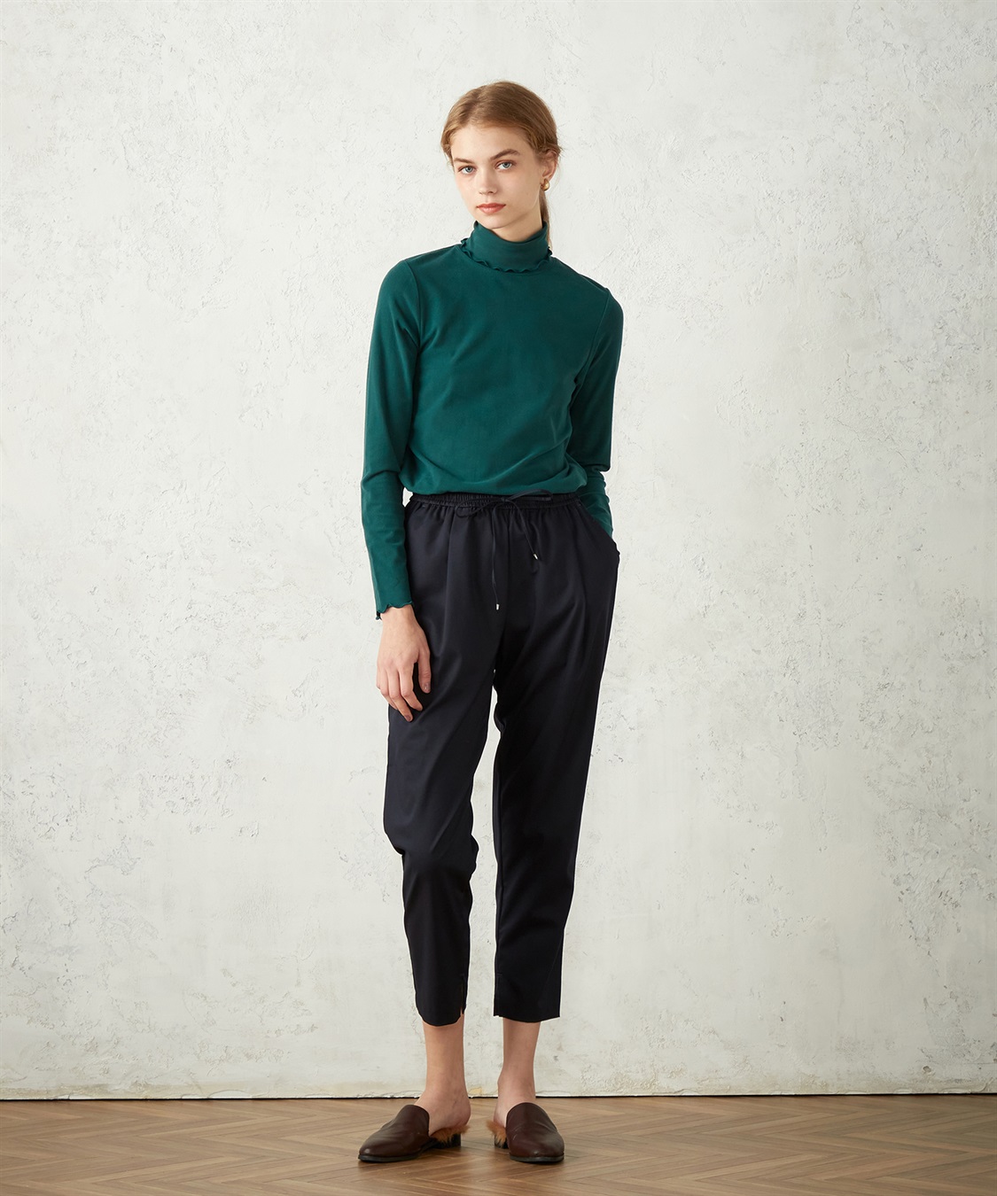 LE SOUK HOLIDAY 起毛フライスハイネックプルオーバー_sub_25