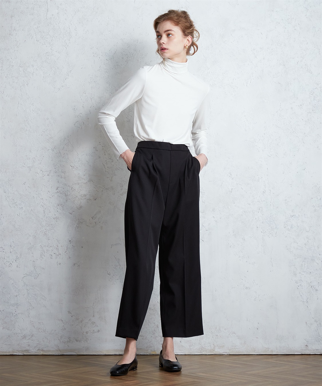 LE SOUK HOLIDAY メローハイネックカットプルオーバー_sub_1