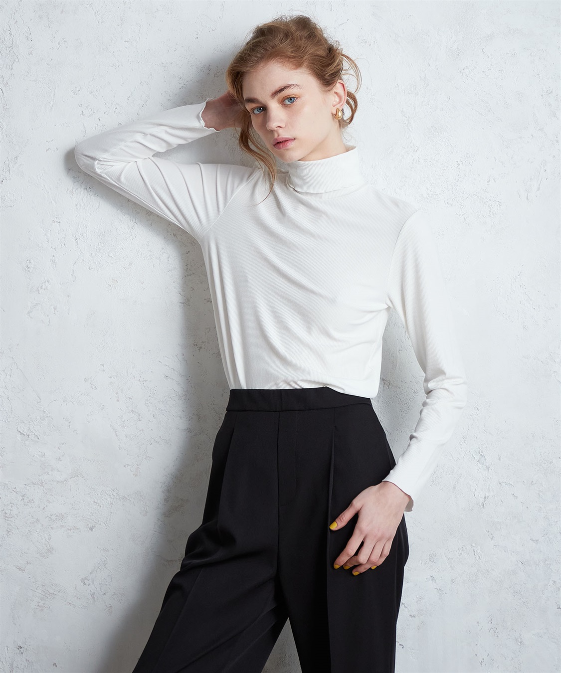 LE SOUK HOLIDAY メローハイネックカットプルオーバー_sub_3