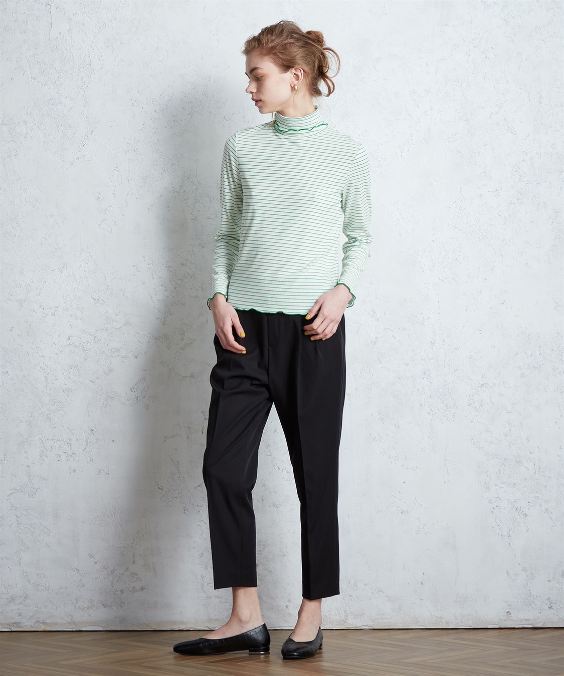 LE SOUK HOLIDAY メローハイネックカットプルオーバー_sub_5