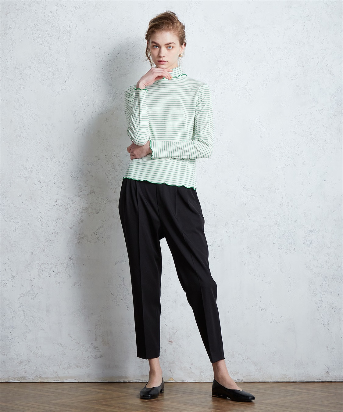 LE SOUK HOLIDAY メローハイネックカットプルオーバー_sub_6