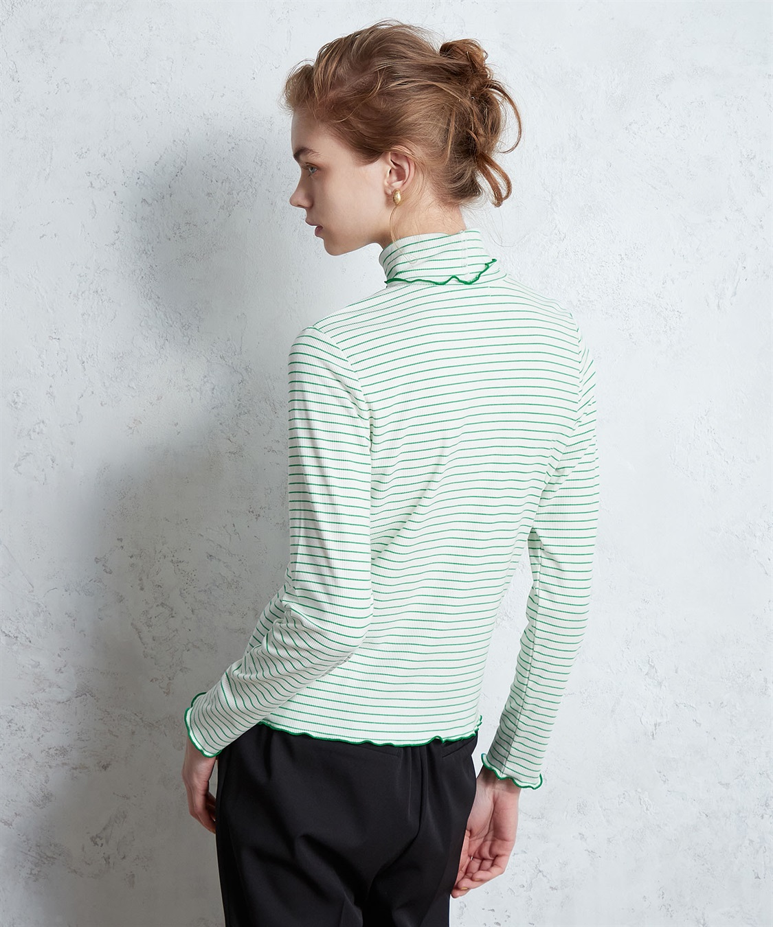 LE SOUK HOLIDAY メローハイネックカットプルオーバー_sub_9