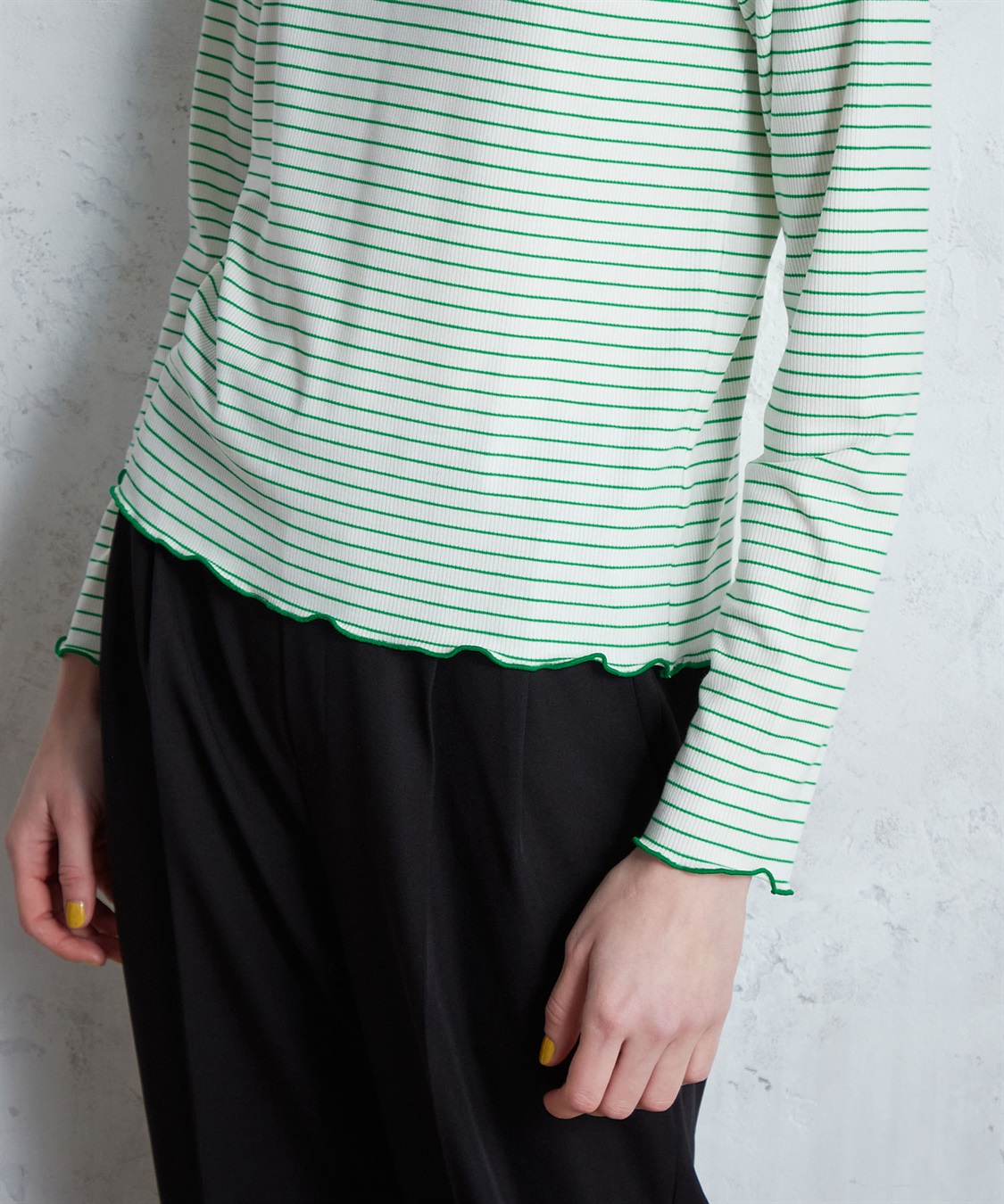 LE SOUK HOLIDAY メローハイネックカットプルオーバー_sub_10