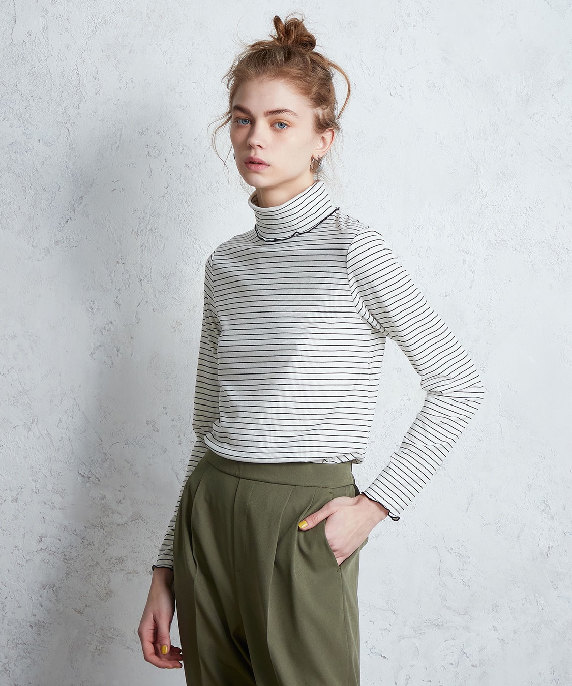 LE SOUK HOLIDAY メローハイネックカットプルオーバー_sub_17