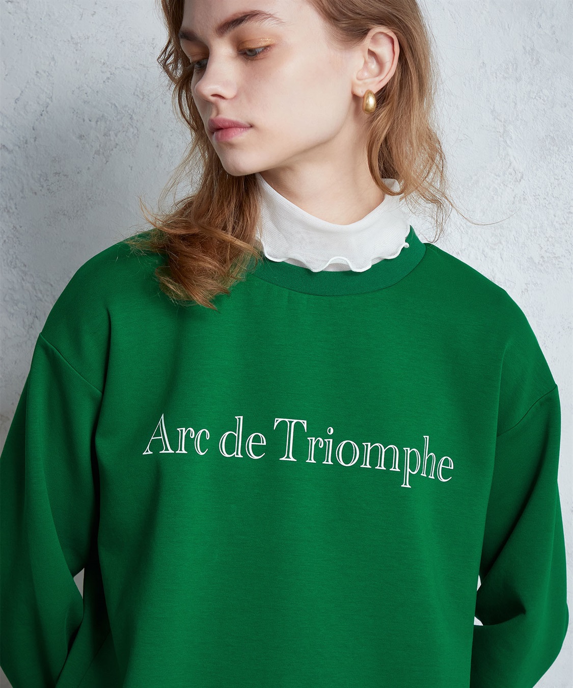 LE SOUK HOLIDAY カレッジプリントダンボールプルオーバー_sub_4