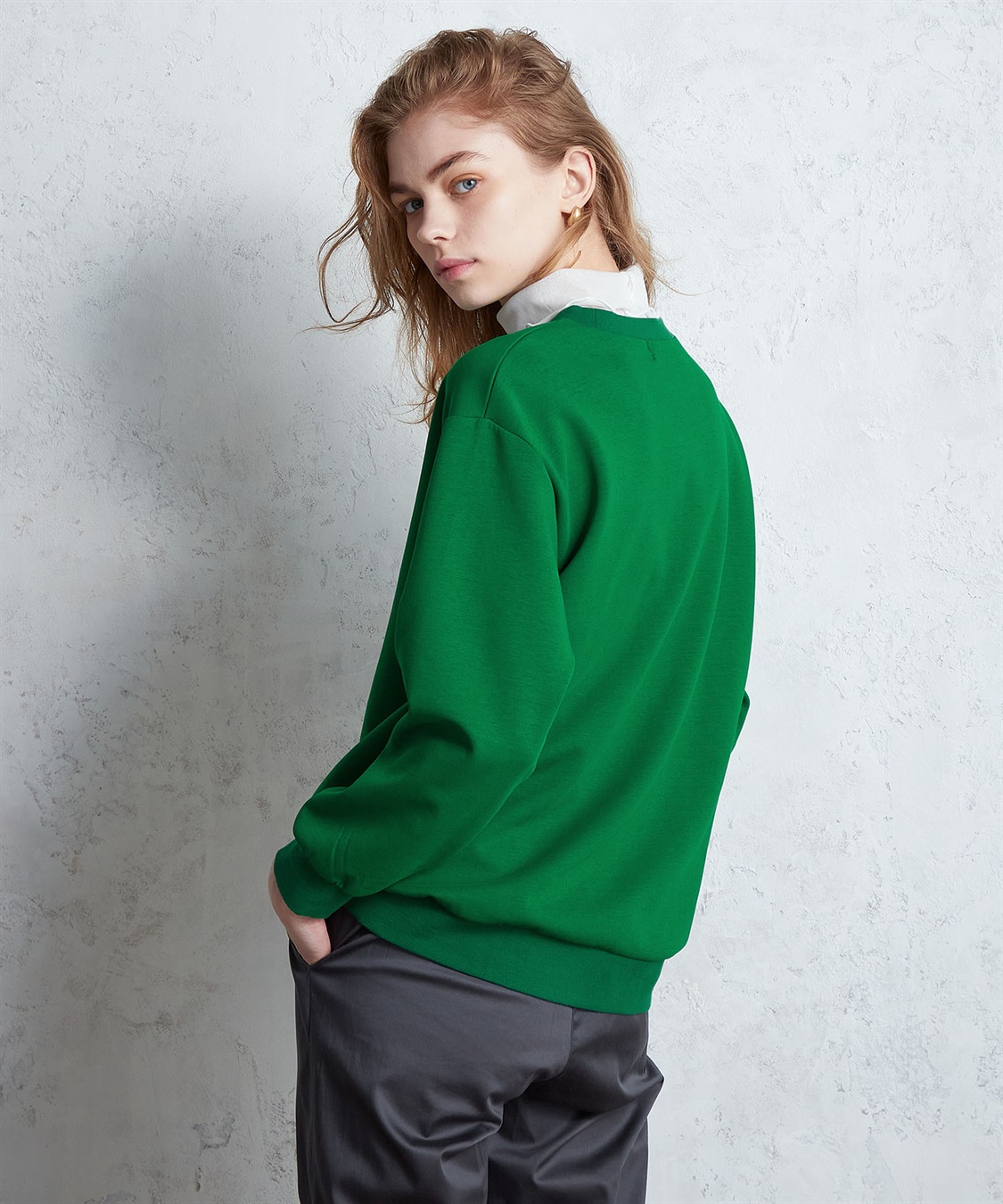 LE SOUK HOLIDAY カレッジプリントダンボールプルオーバー_sub_7