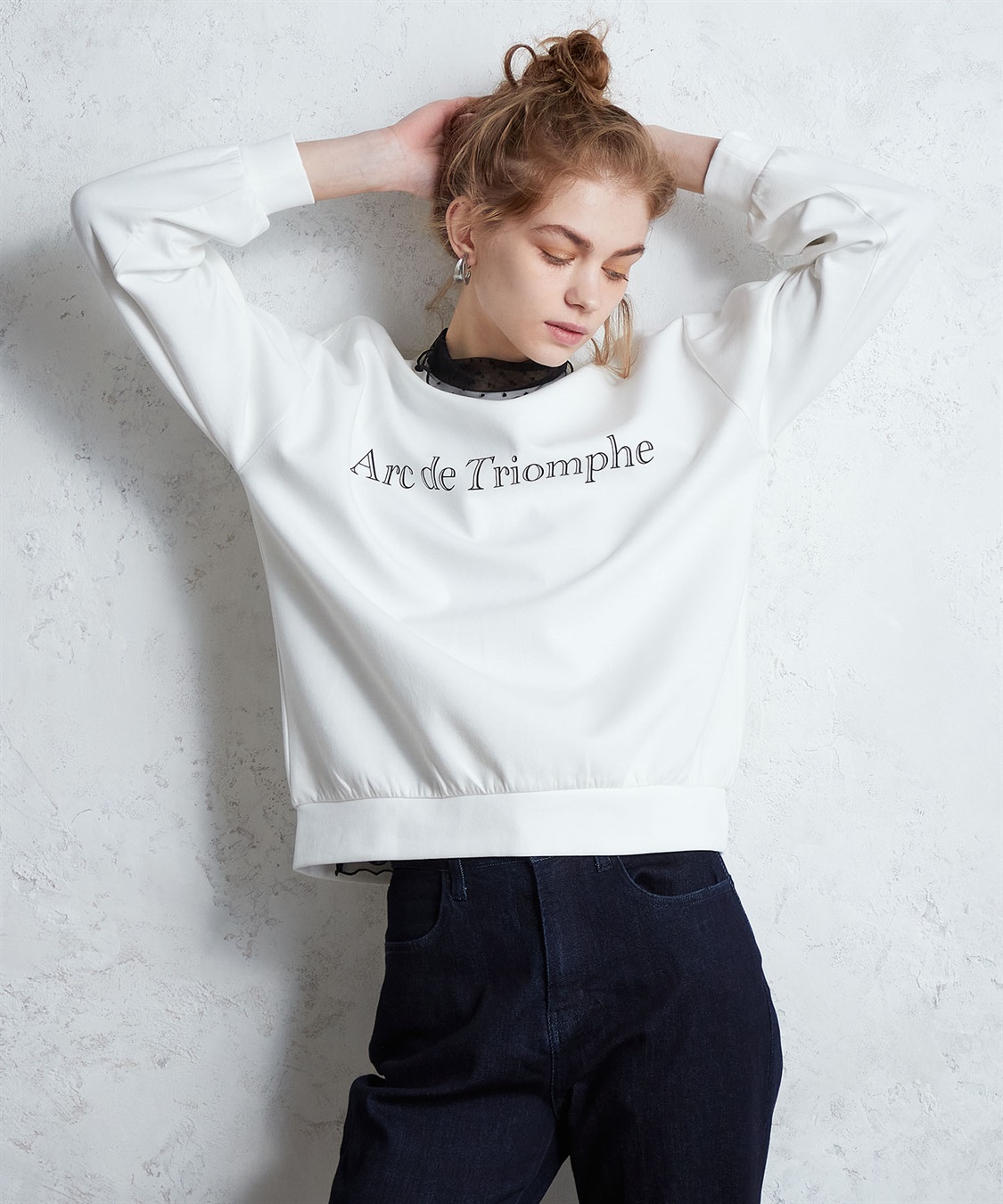 LE SOUK HOLIDAY カレッジプリントダンボールプルオーバー_sub_15