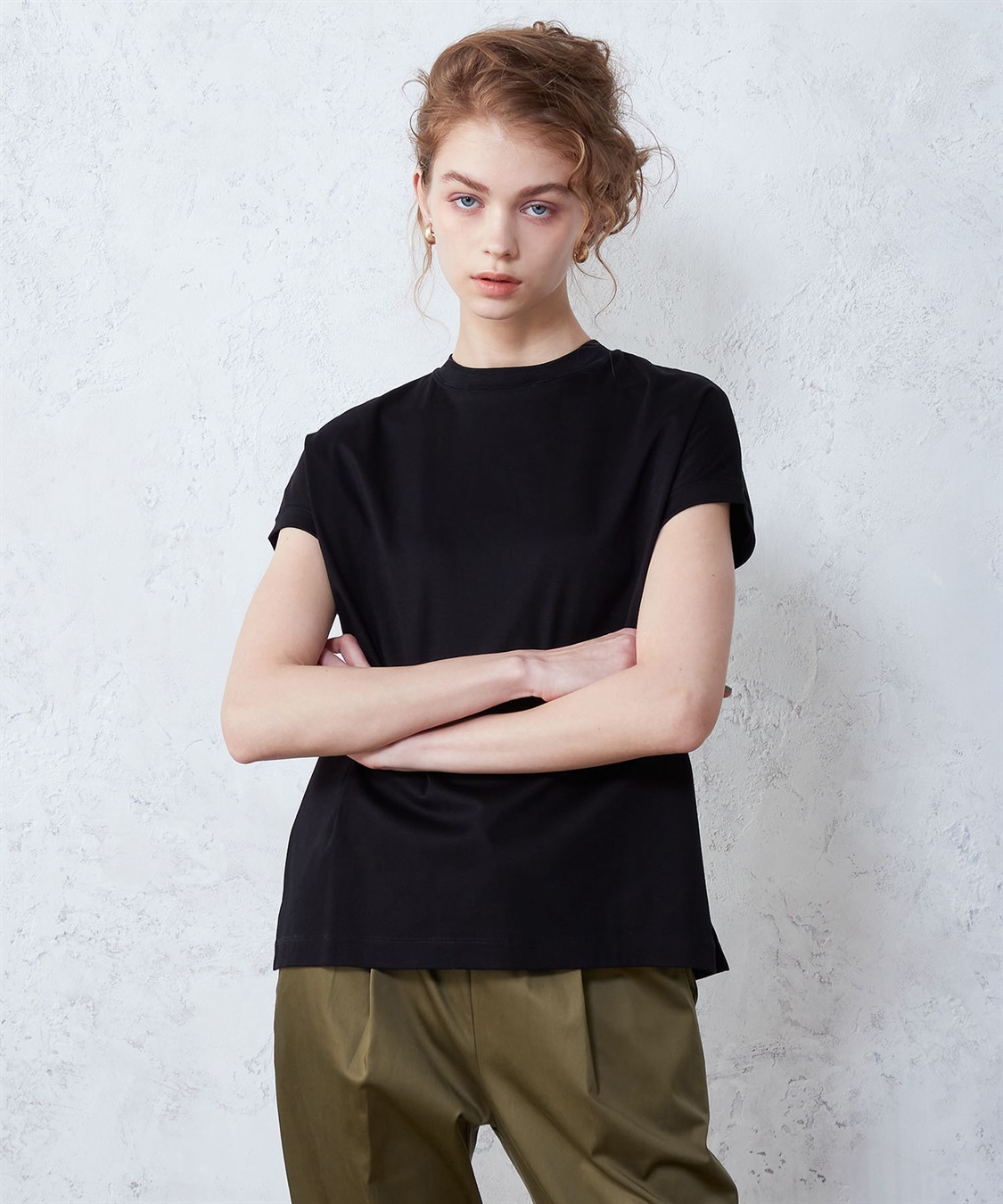 LE SOUK HOLIDAY モックネックTシャツ_sub_10