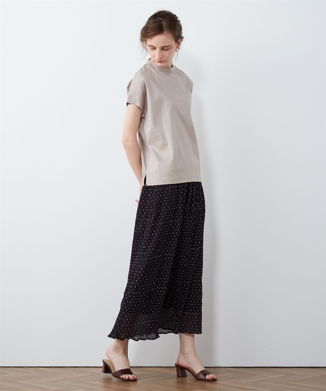 LE SOUK HOLIDAY モックネックTシャツ_sub_10