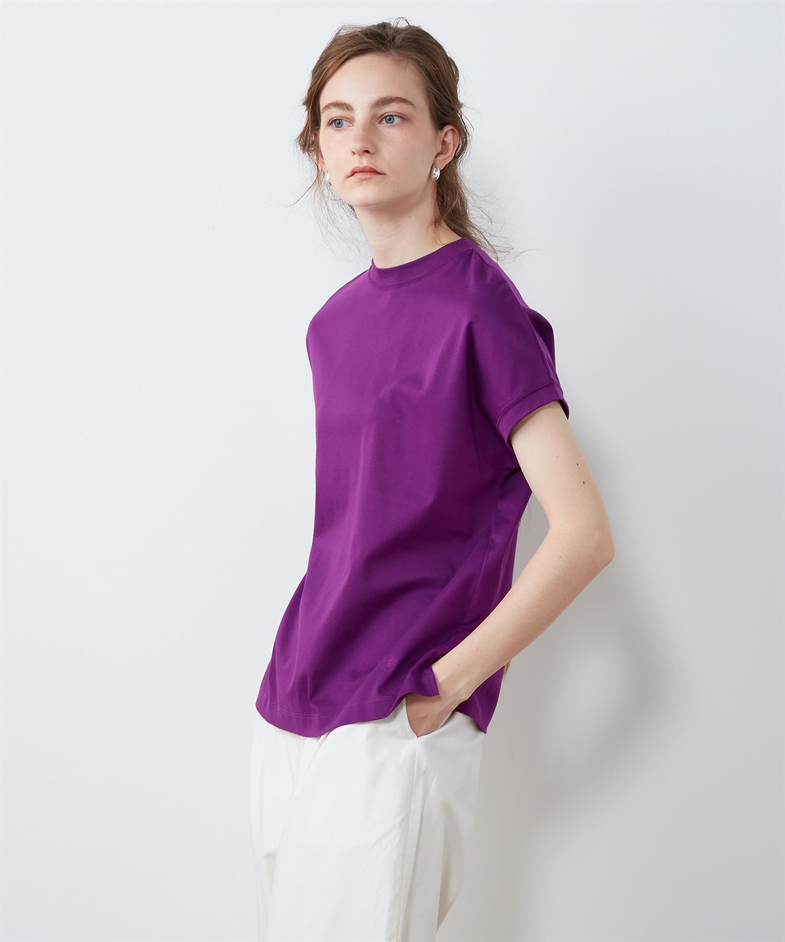 LE SOUK HOLIDAY モックネックTシャツ_sub_14