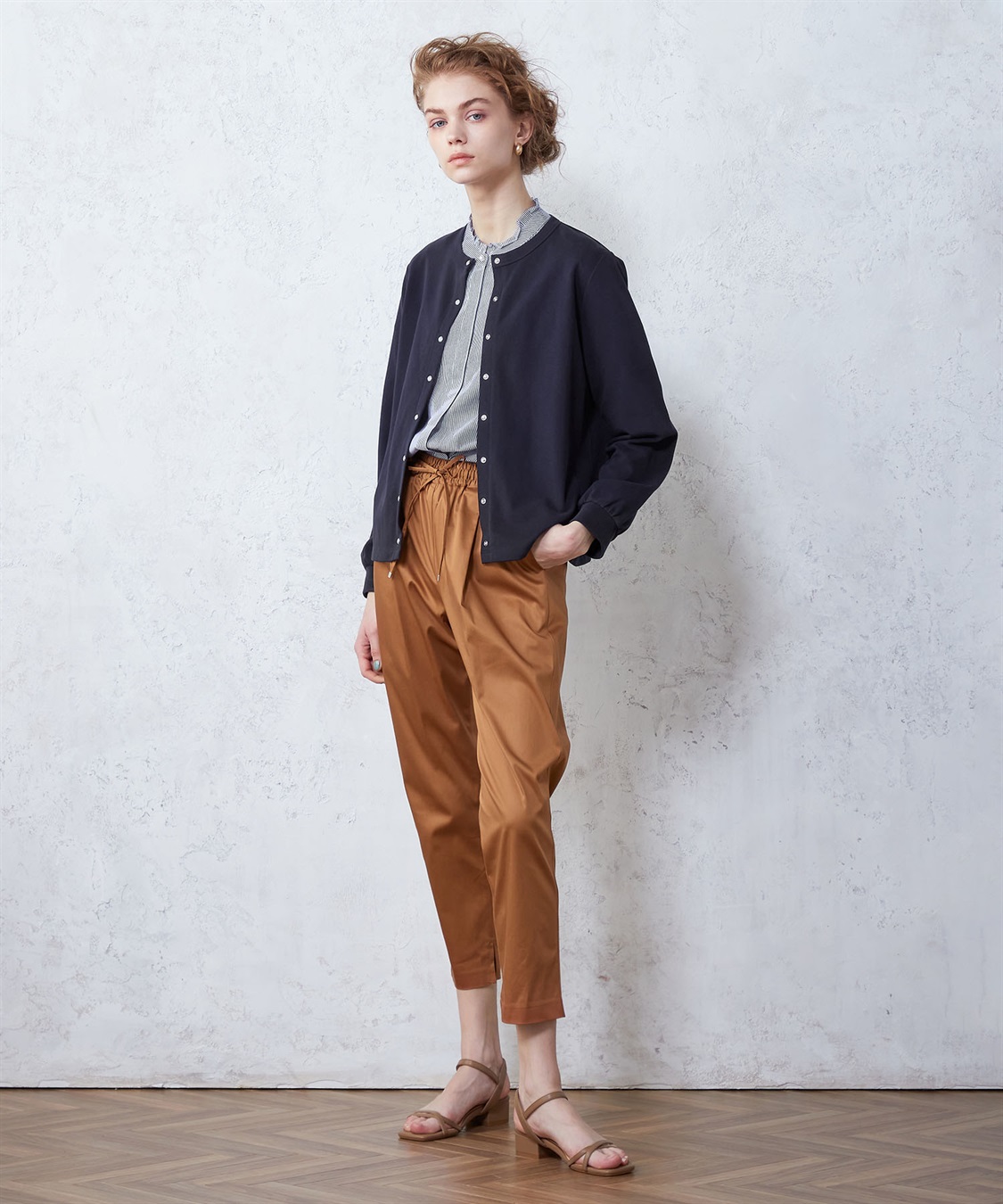 LE SOUK HOLIDAY 鹿の子スナップボタンカーディガン_sub_13