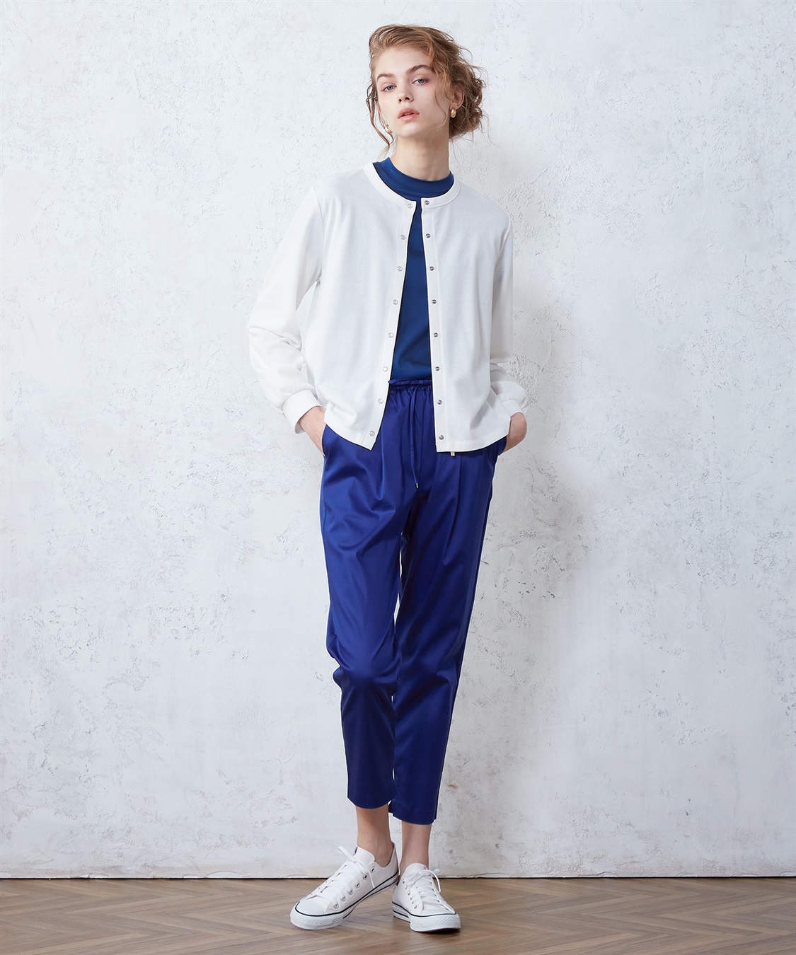 LE SOUK HOLIDAY 鹿の子スナップボタンカーディガン_sub_15