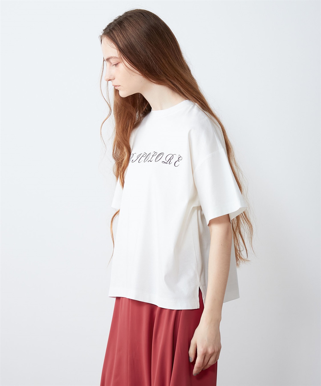 LE SOUK HOLIDAY カレッジプリントＴシャツ_sub_1