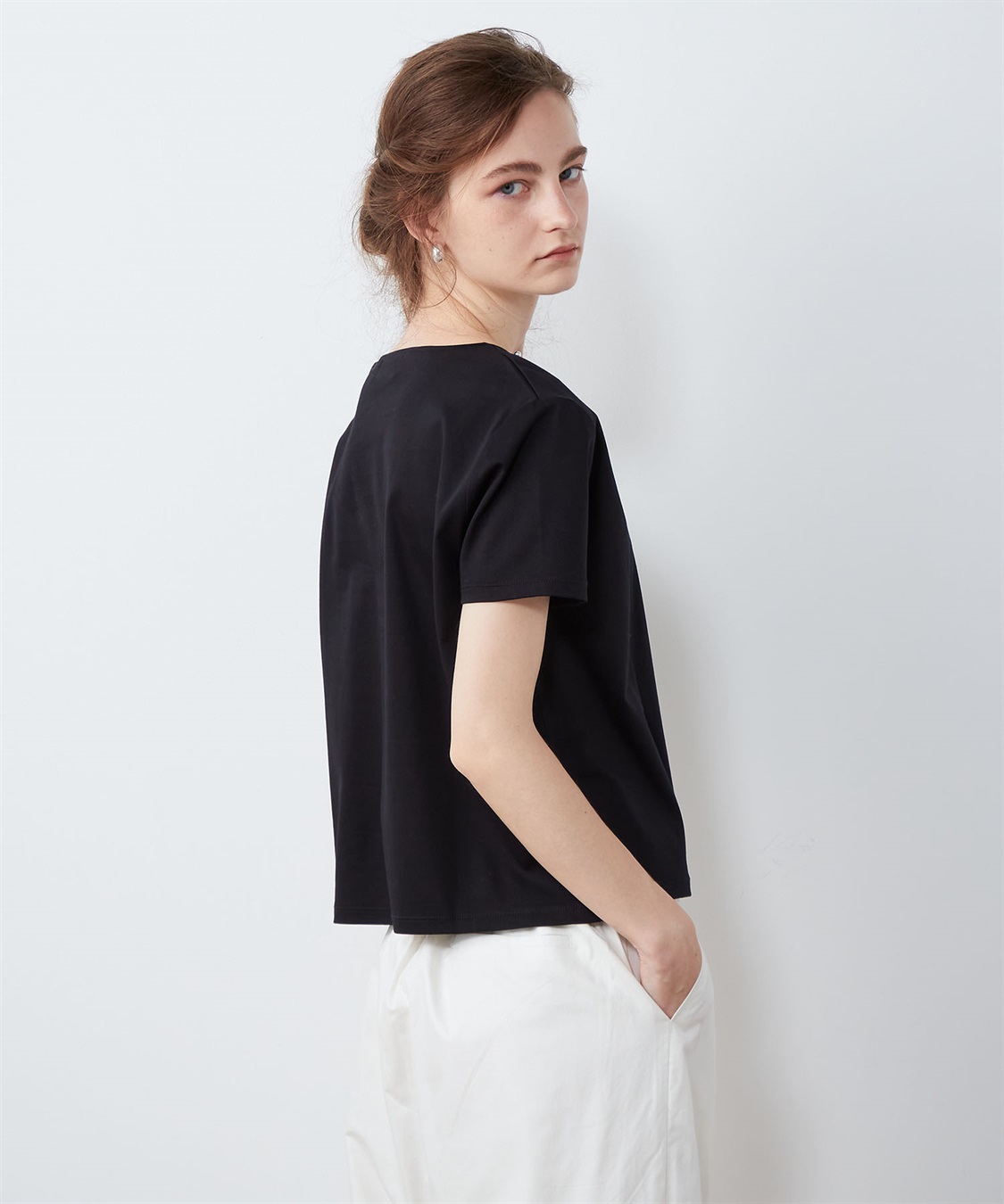 LE SOUK HOLIDAY パール使いTシャツ_sub_3