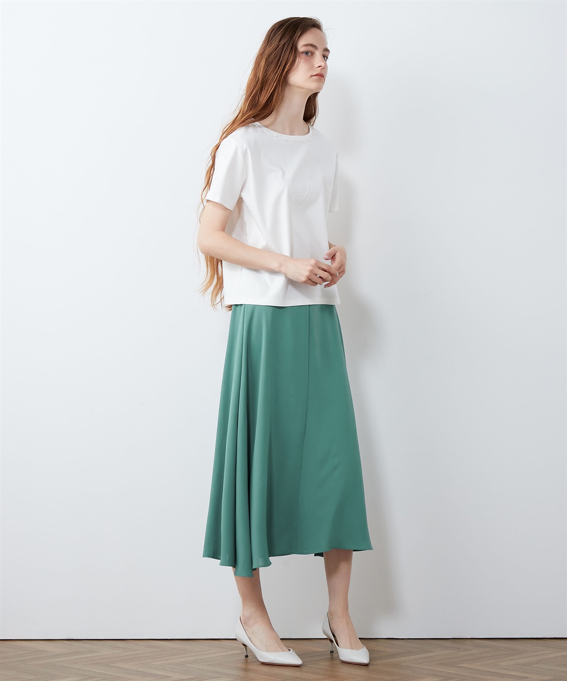 LE SOUK HOLIDAY パール使いTシャツ_sub_9