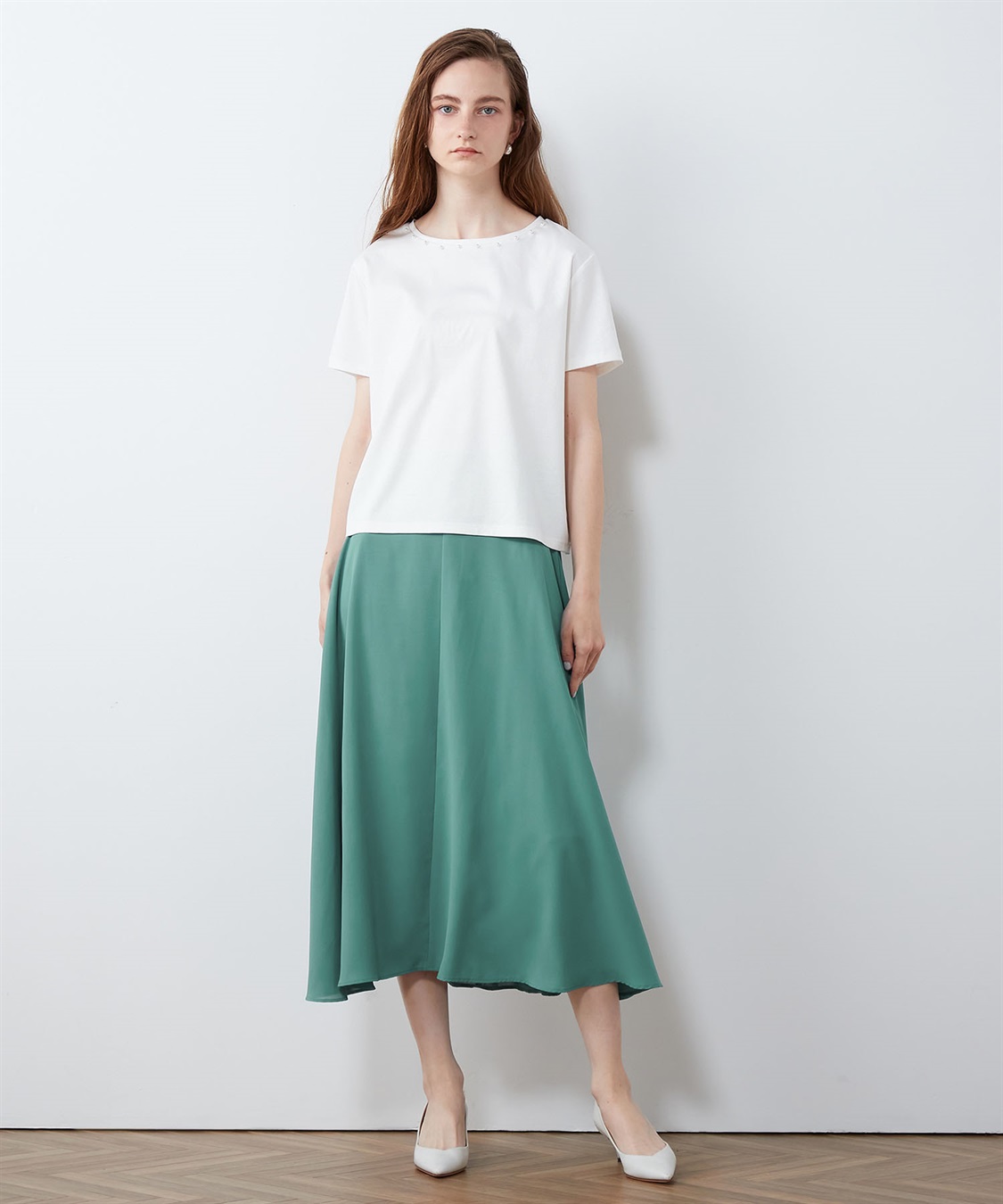 LE SOUK HOLIDAY パール使いTシャツ_sub_10