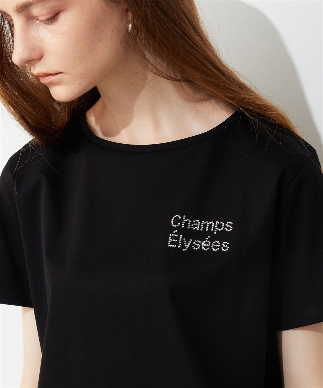 LE SOUK HOLIDAY ラインストーンロゴTシャツ_sub_5