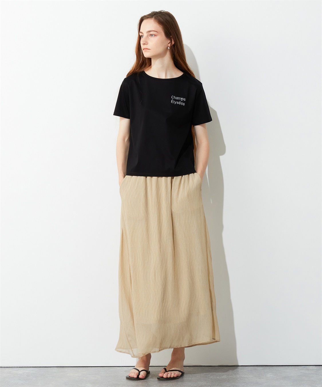 LE SOUK HOLIDAY ラインストーンロゴTシャツ_sub_7