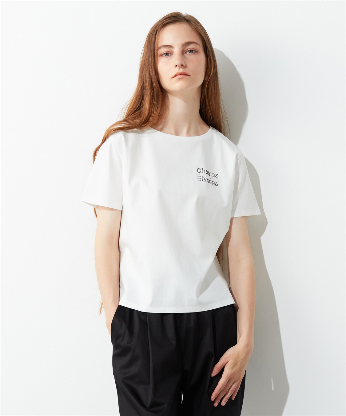 LE SOUK HOLIDAY ラインストーンロゴTシャツ_sub_10