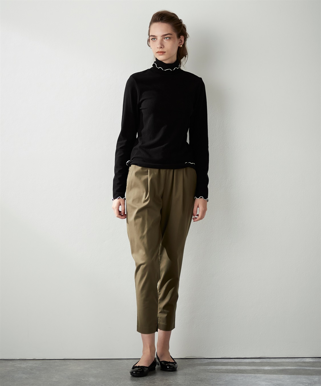 LE SOUK HOLIDAY バイカラーメロウハイネックプルオーバー_sub_12