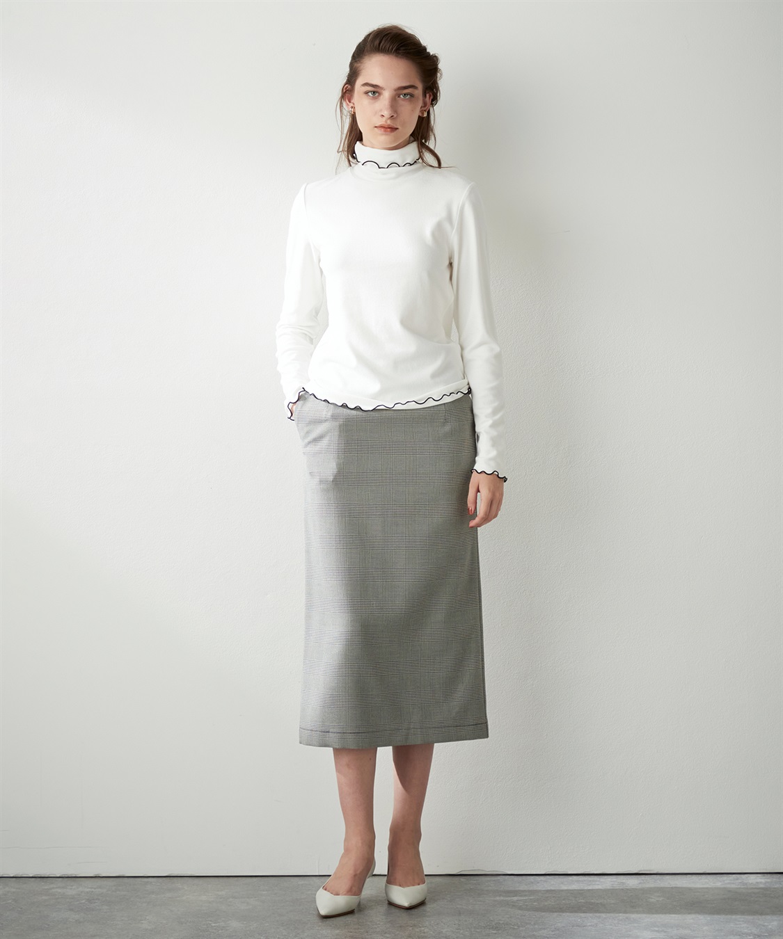 LE SOUK HOLIDAY バイカラーメロウハイネックプルオーバー_sub_14