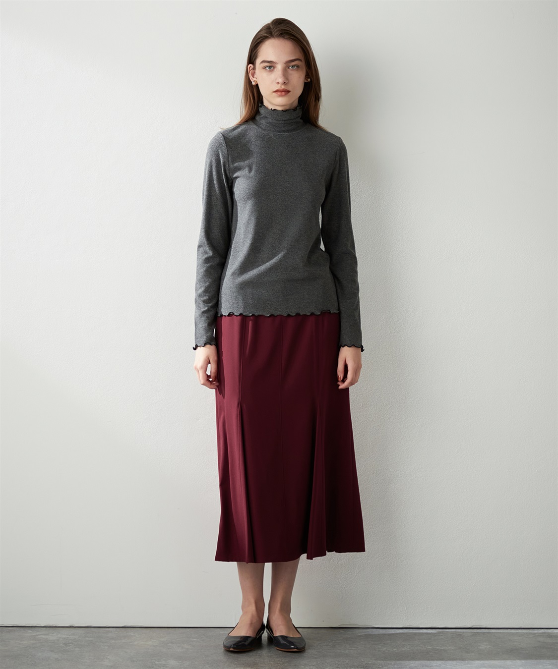 LE SOUK HOLIDAY バイカラーメロウハイネックプルオーバー_sub_17