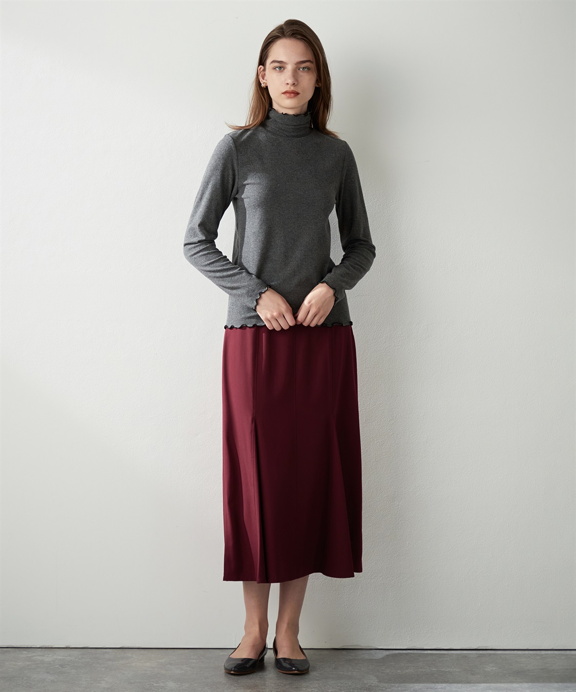 LE SOUK HOLIDAY バイカラーメロウハイネックプルオーバー_sub_18