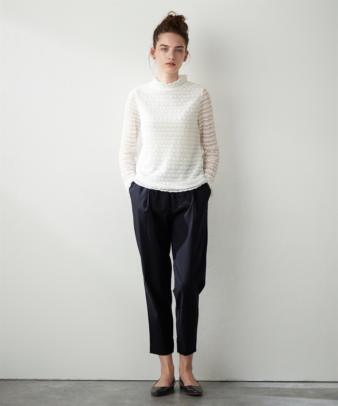 LE SOUK HOLIDAY シアーレースハイネックプルオーバー_sub_11