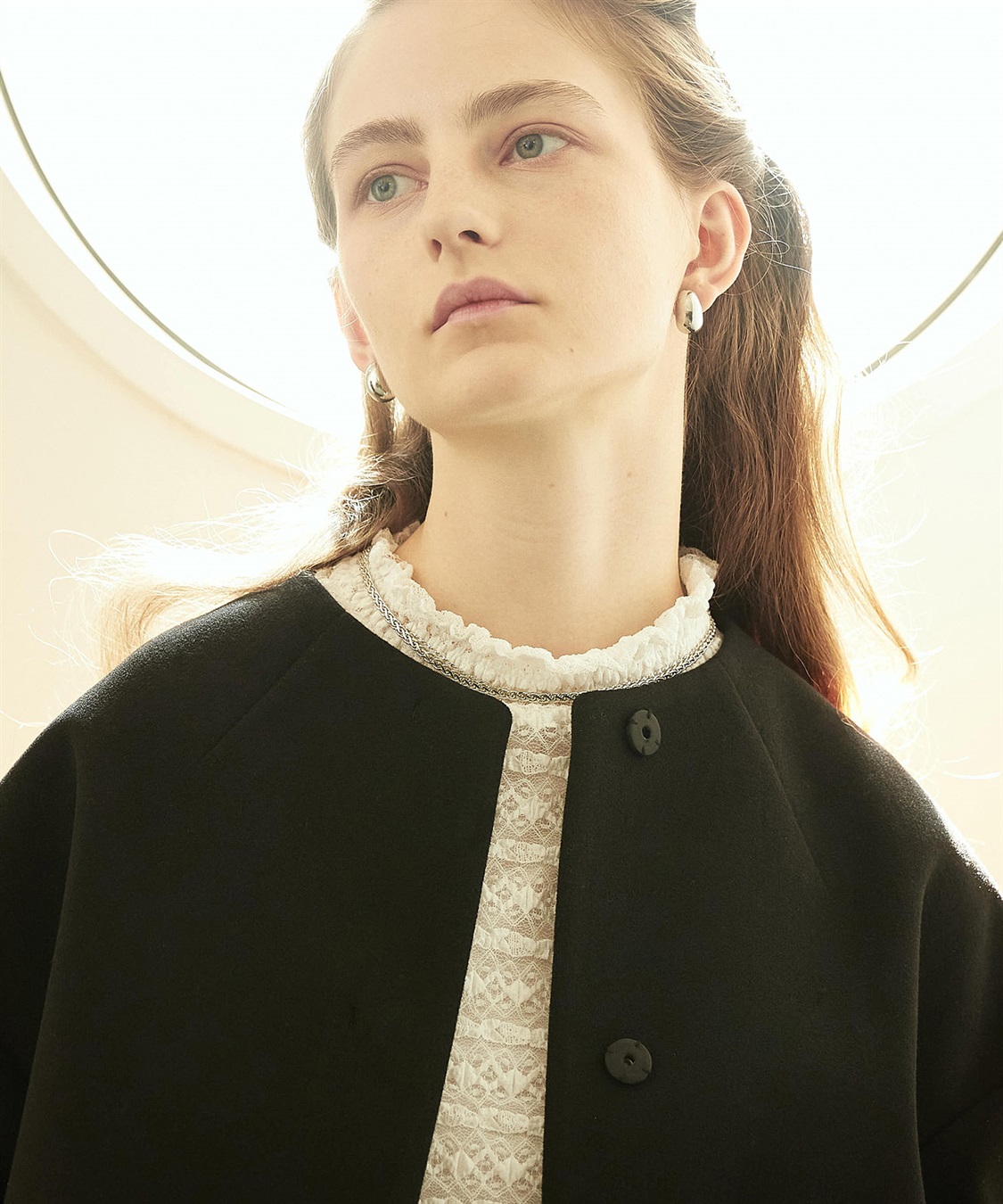 LE SOUK HOLIDAY シアーレースハイネックプルオーバー_sub_13