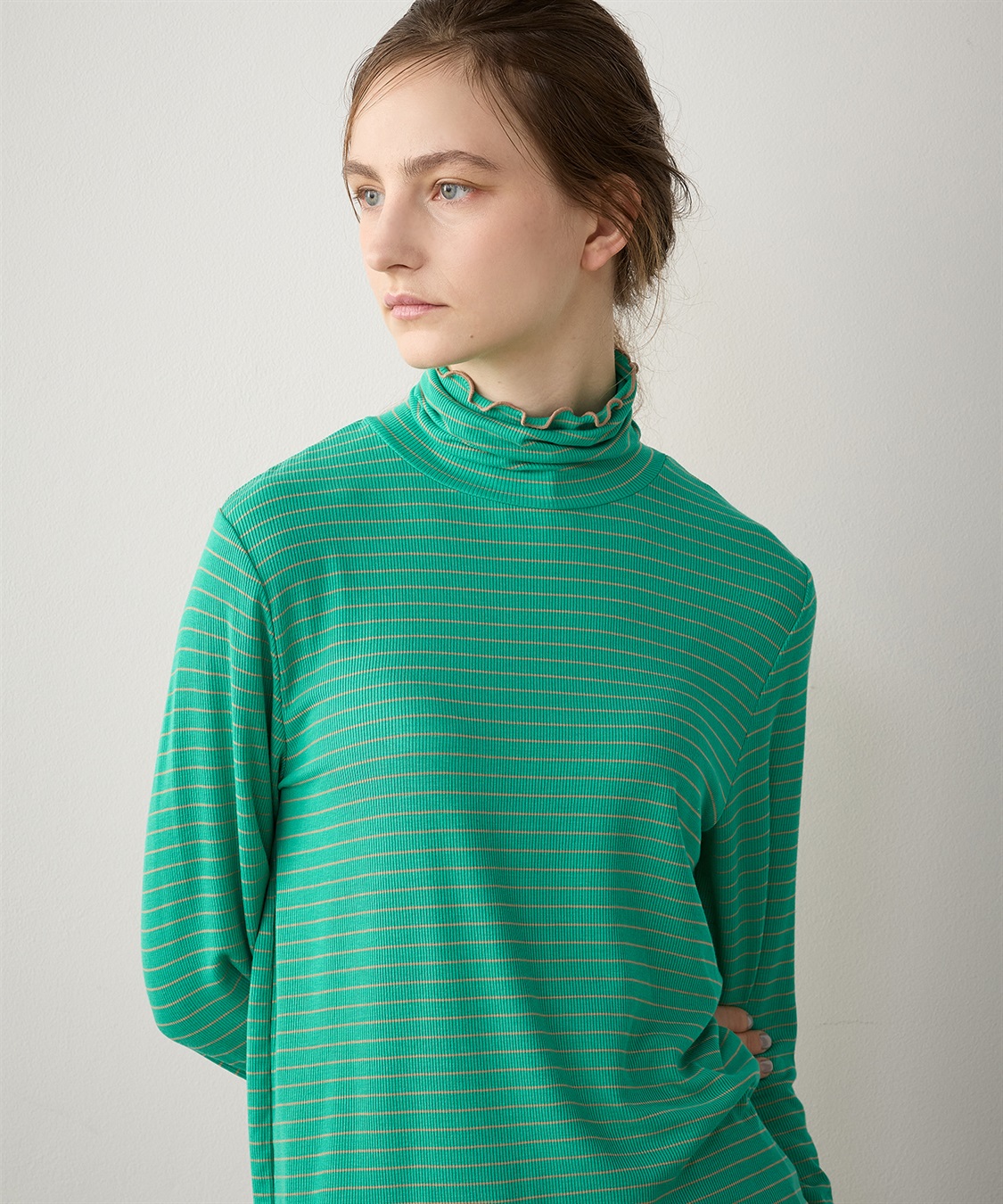 LE SOUK HOLIDAY メローテレコハイネックプルオーバー_sub_2