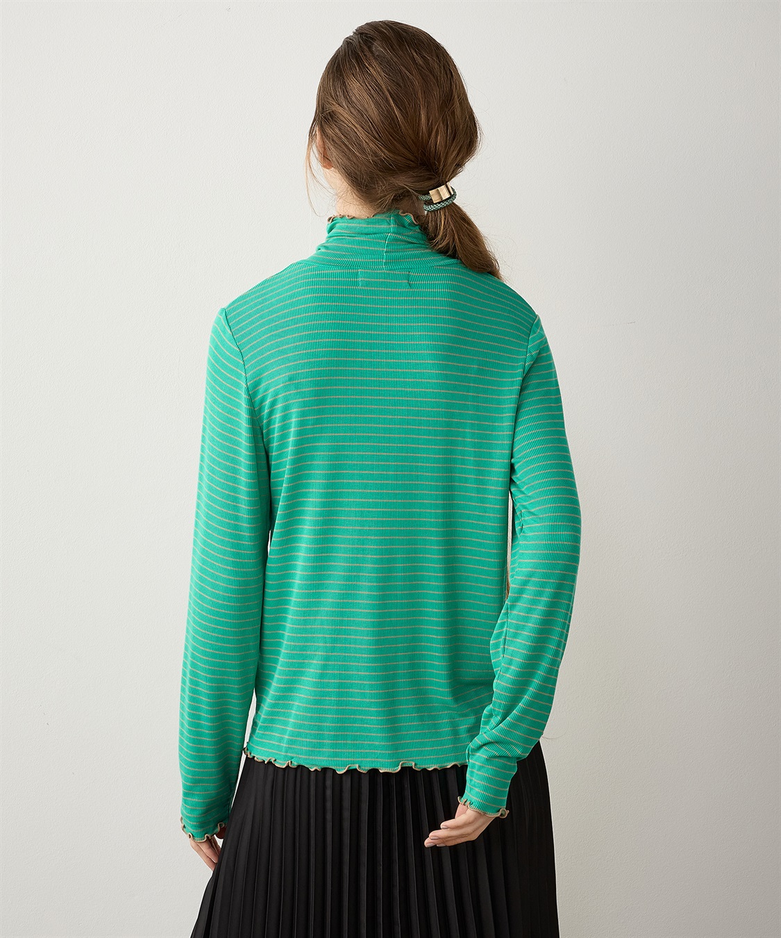 LE SOUK HOLIDAY メローテレコハイネックプルオーバー_sub_6