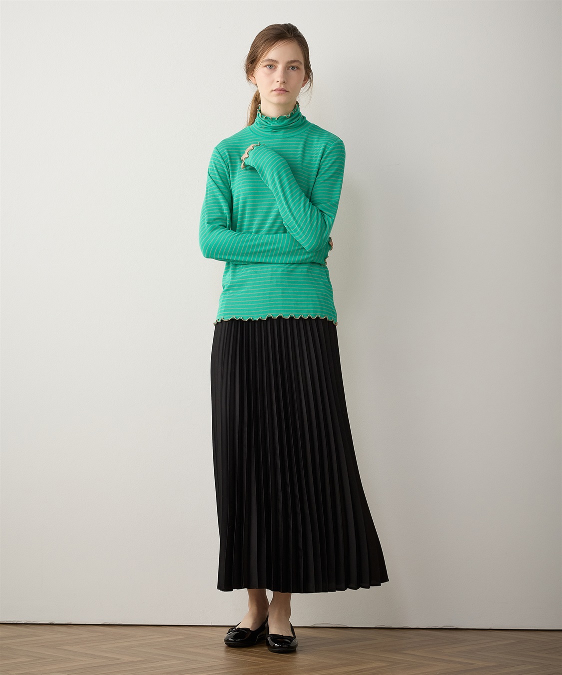 LE SOUK HOLIDAY メローテレコハイネックプルオーバー_sub_8