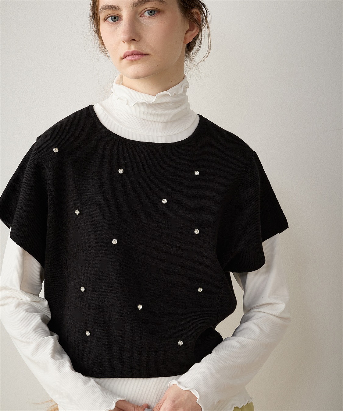 LE SOUK HOLIDAY メローテレコハイネックプルオーバー_sub_18